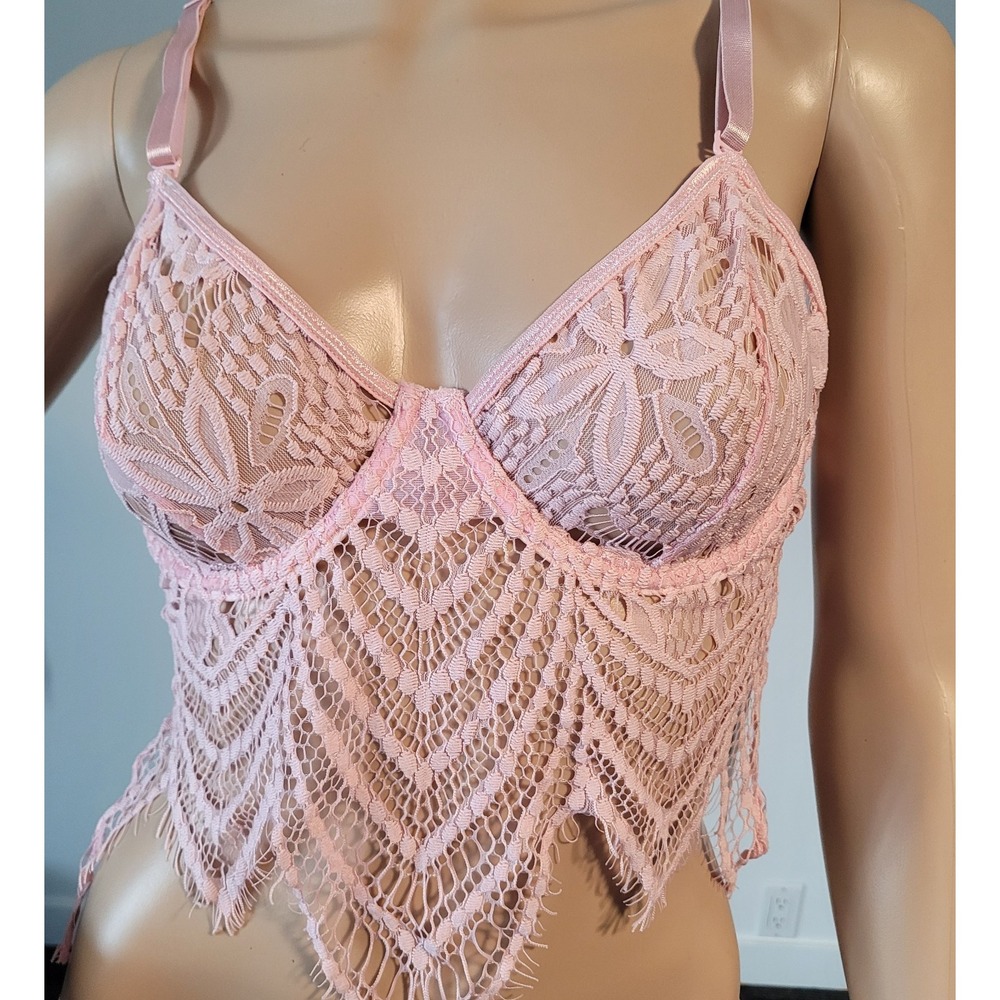 Sexy-Pink-Women-Party-Babydoll-Teddy-G-String-Clubwear Medium‎ ELE-115146 - Picture 3 of 10